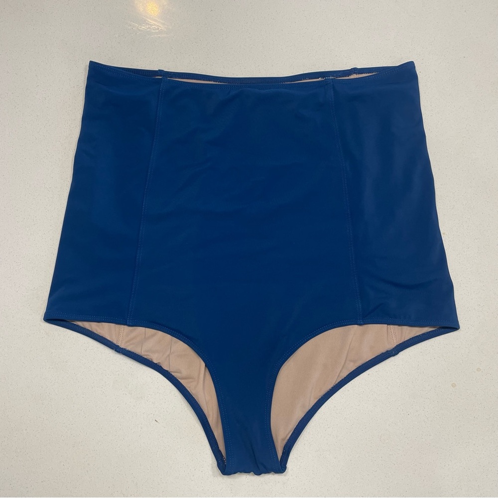Kortni Jeane Navy Blue extended high waisted bottoms